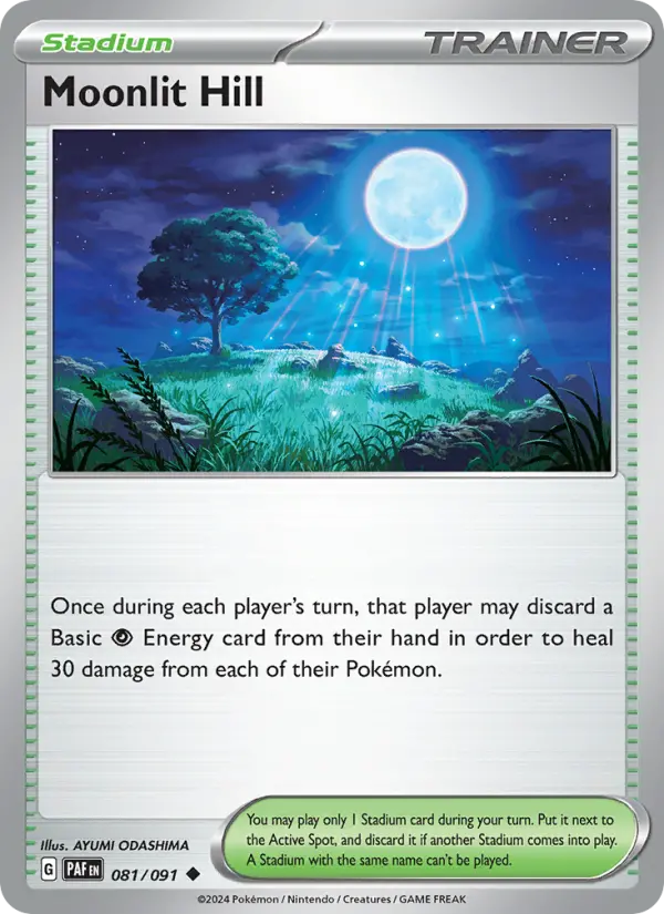 Moonlit Hill 81 — Paldean Fates 81, Normal finish