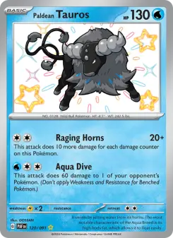 Paldean Tauros — Paldean Fates #120