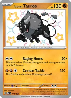 Paldean Tauros — Paldean Fates #172