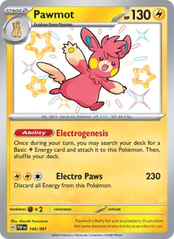 Pawmot — Paldean Fates 144