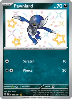 Pawniard — Paldean Fates 185