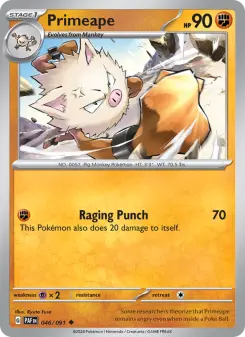 Primeape — Paldean Fates #46