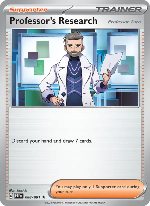 Professor's Research 88 — Paldean Fates 88, Holofoil finish