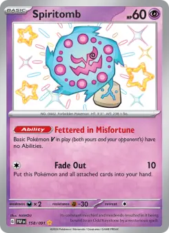 Spiritomb 158 — Paldean Fates