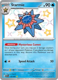 Starmie 119 — Paldean Fates