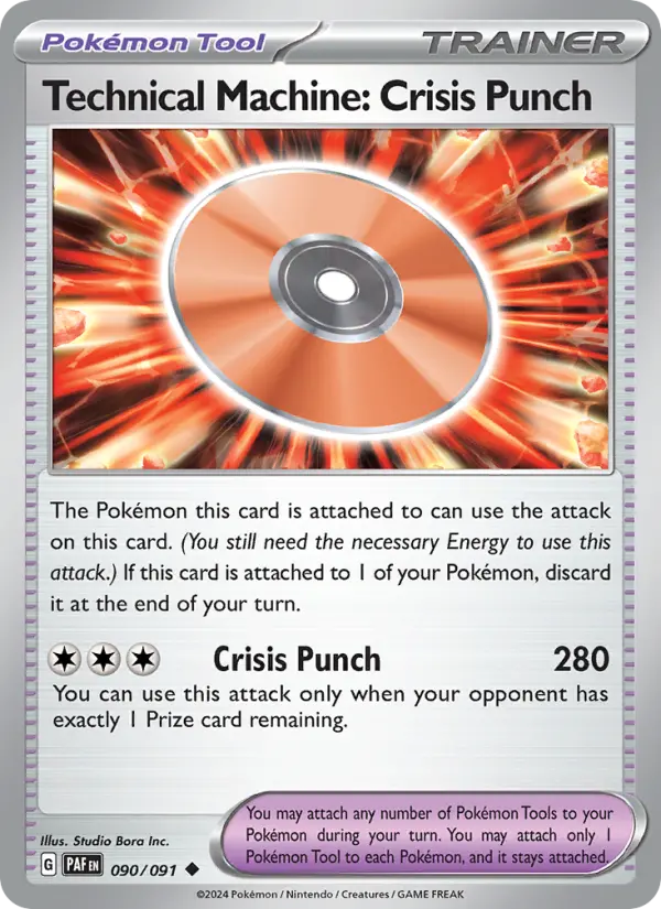 Technical Machine: Crisis Punch 90 — Paldean Fates 90, Normal finish