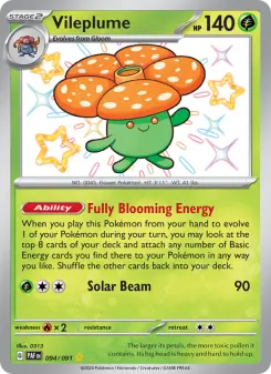 Vileplume 94 — Paldean Fates