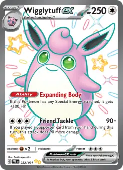 Wigglytuff ex — Paldean Fates #222