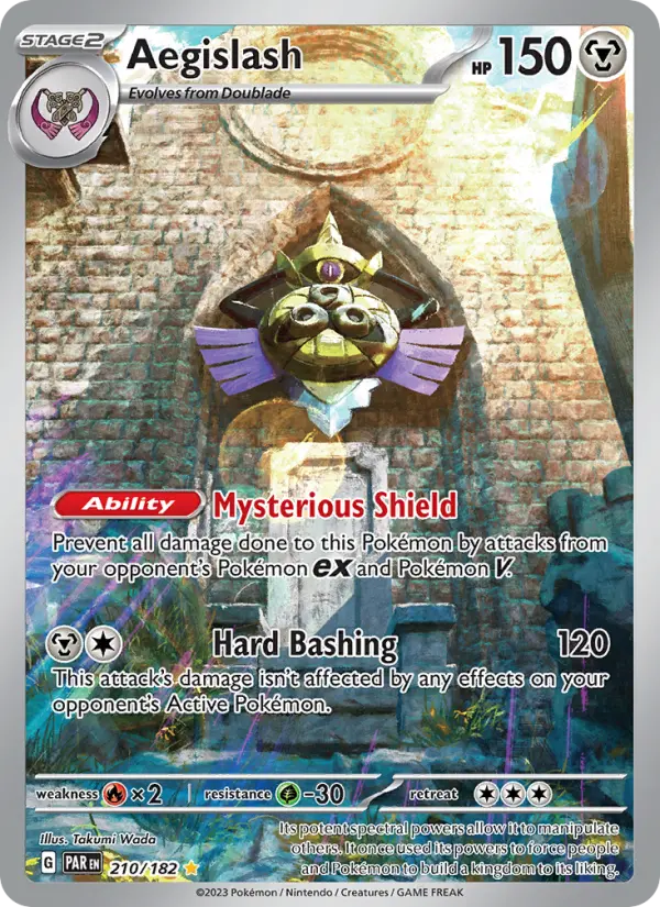 Aegislash 210 — Paradox Rift 210, Holofoil finish