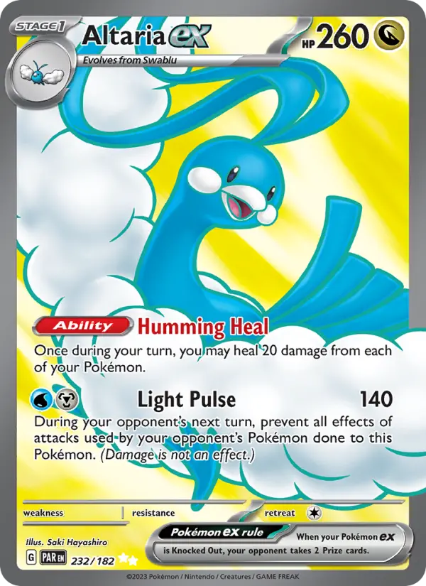 Altaria ex 232 — Paradox Rift 232, Holofoil finish