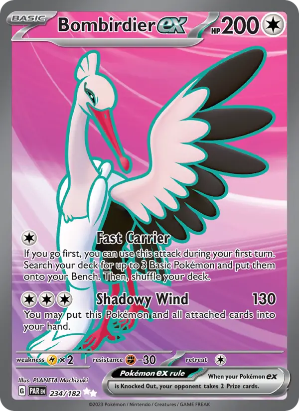 Bombirdier ex 234 — Paradox Rift 234, Holofoil finish