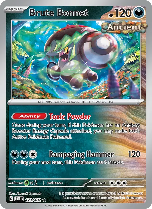 Brute Bonnet 123 card from Paradox Rift
