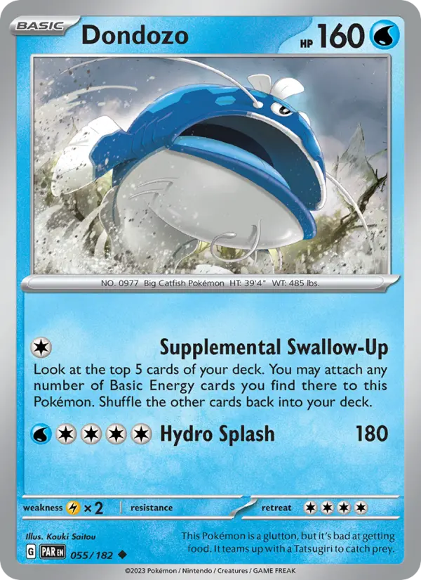 Dondozo 55 card from Paradox Rift