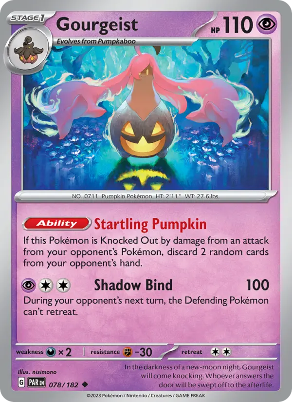 Gourgeist 78 card from Paradox Rift