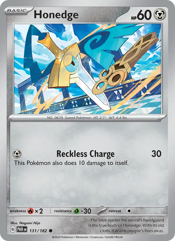 Honedge 131 card from Paradox Rift