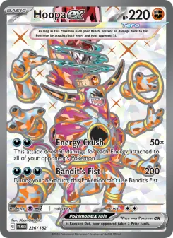 Hoopa ex 226 — shown as an example of the Reverse Holofoil finish