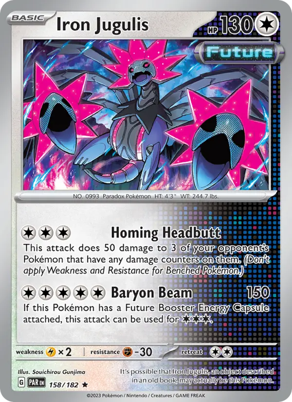 Iron Jugulis 158 card from Paradox Rift