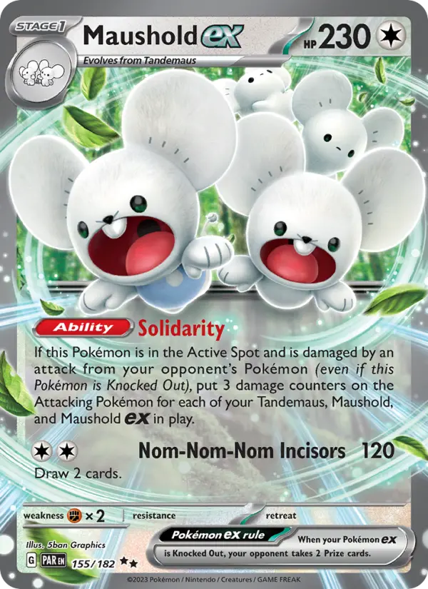 Maushold ex 155 card from Paradox Rift
