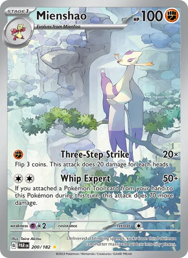 Mienshao 200 — Paradox Rift 200, Holofoil finish