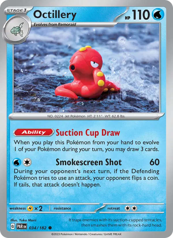 Octillery 34 card from Paradox Rift
