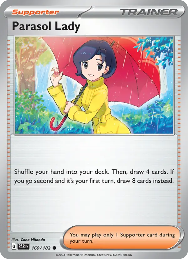 Parasol Lady 169 card from Paradox Rift