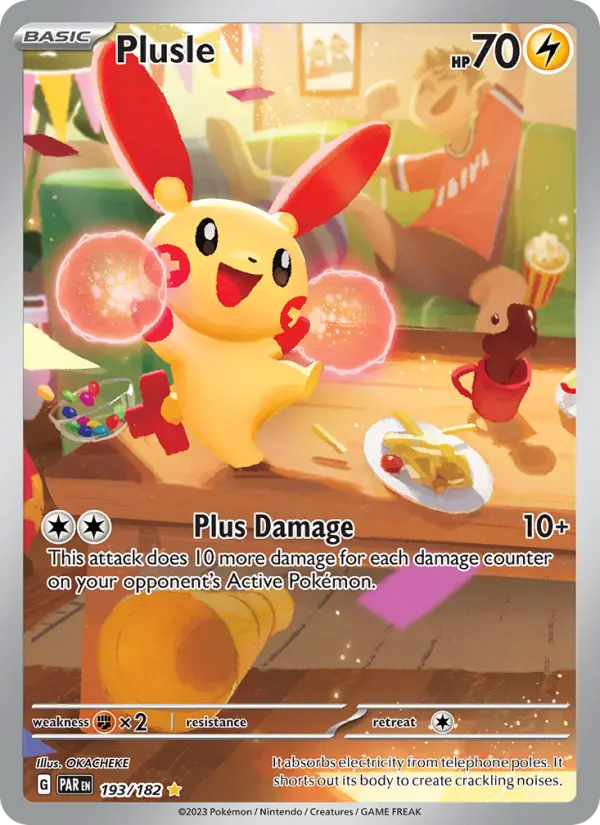 Plusle 193 card from Paradox Rift