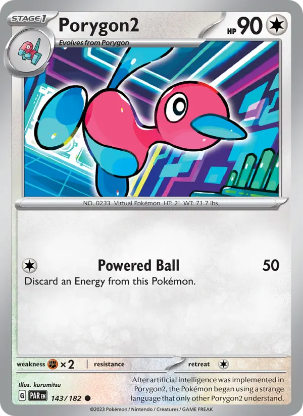 Porygon2 143 — Paradox Rift 143, Normal finish