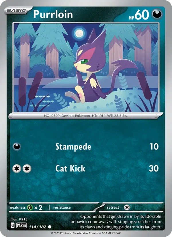 Purrloin 114 card from Paradox Rift
