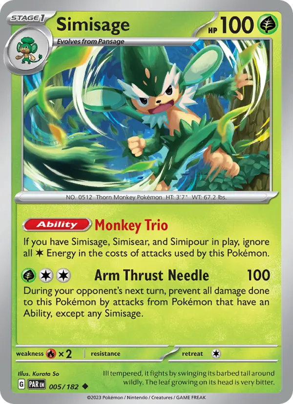 Simisage 5 card from Paradox Rift