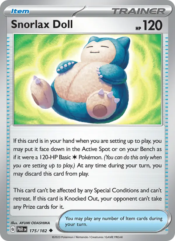 Snorlax Doll 175 — Paradox Rift 175, Normal finish