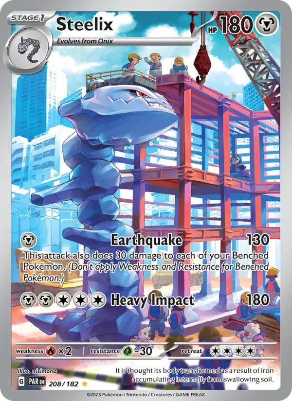 Steelix 208 card from Paradox Rift