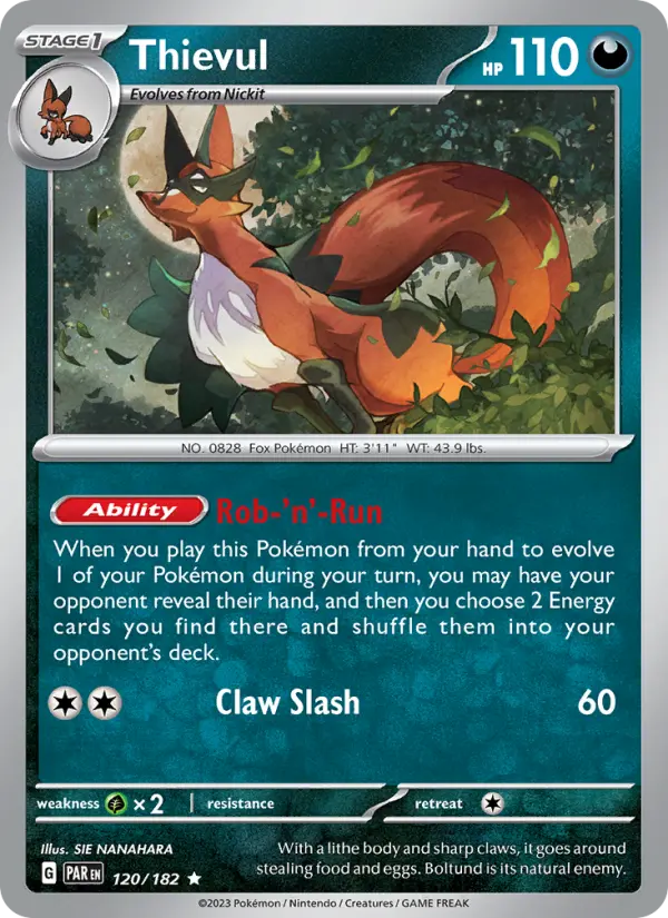 Thievul 120 card from Paradox Rift