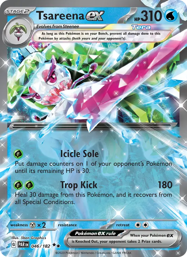 Tsareena ex 46 — Paradox Rift 46, Holofoil finish