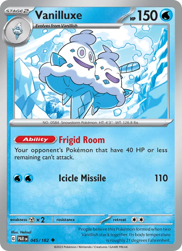 Vanilluxe 45 card from Paradox Rift