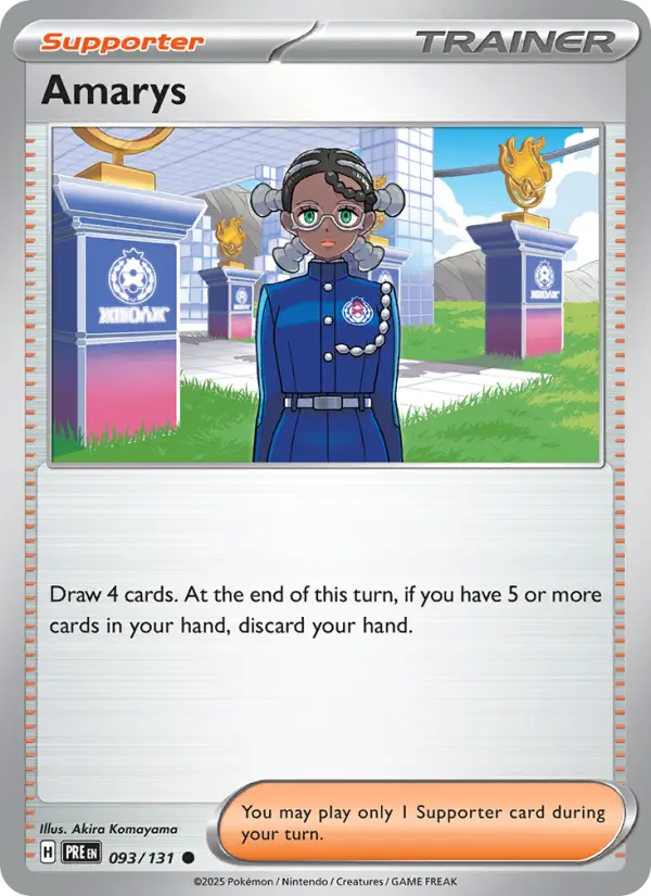 Amarys 93 — Prismatic Evolutions 93, Holofoil finish