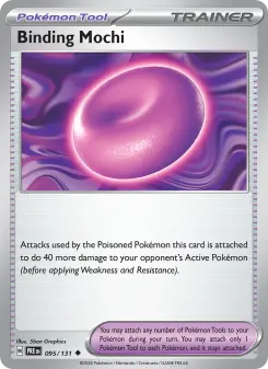 Binding Mochi 95 — shown as an example of the Reverse Holofoil finish