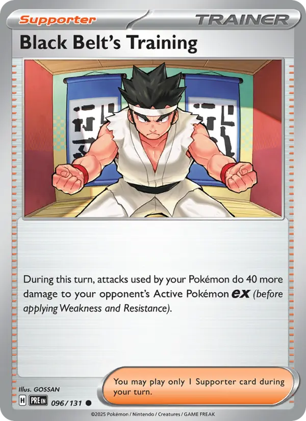 Black Belt's Training 96 — Prismatic Evolutions 96, Holofoil finish