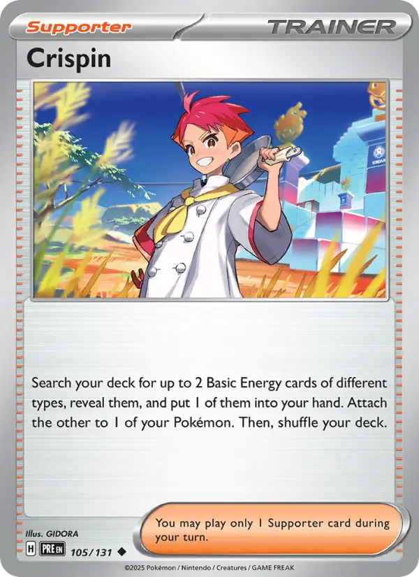 Crispin 105 — Prismatic Evolutions 105, Holofoil finish