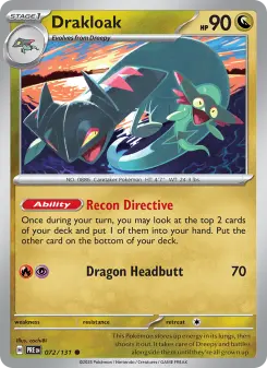Drakloak 72 — Prismatic Evolutions