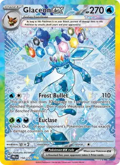 Glaceon ex 150 — Prismatic Evolutions