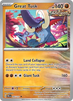 Great Tusk — Prismatic Evolutions 55