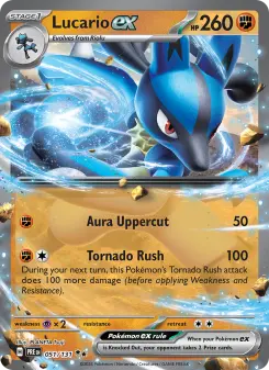 Lucario ex — Prismatic Evolutions #51