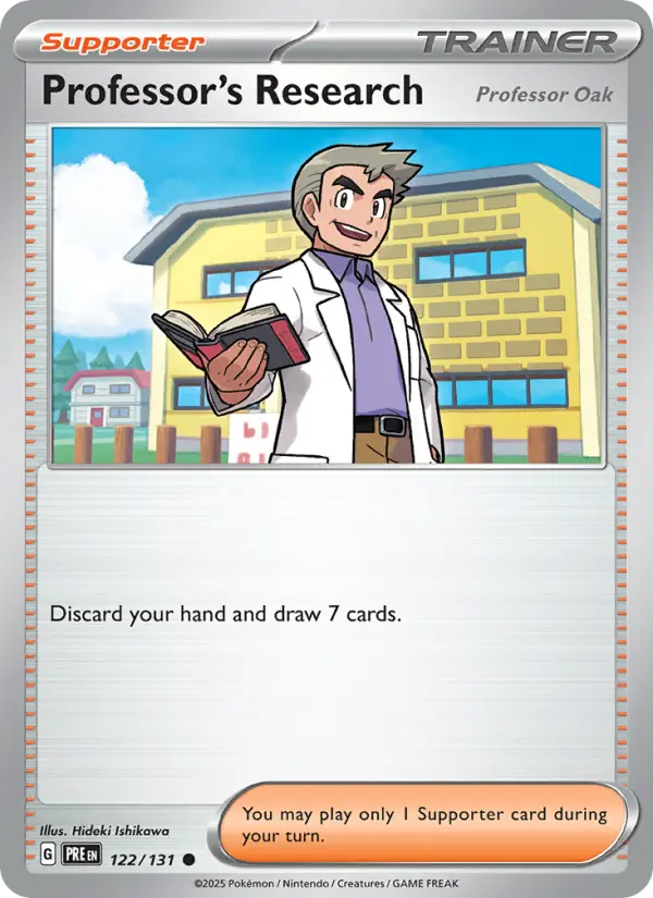 Professor's Research 122 — Prismatic Evolutions 122, Holofoil finish