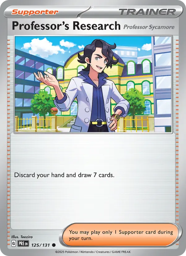Professor's Research 125 — Prismatic Evolutions 125, Holofoil finish