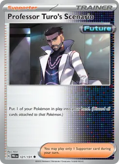 Professor Turo's Scenario 121 — shown as an example of the Reverse Holofoil finish