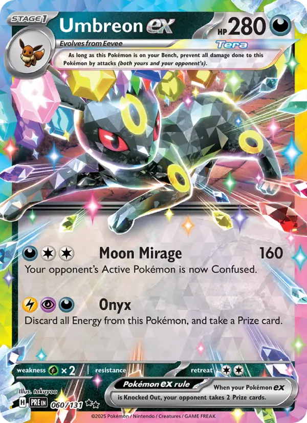 Umbreon ex 60 — the most expensive Double Rare card