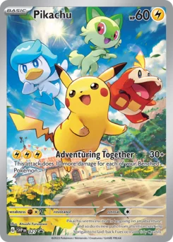 Pikachu 27 — Scarlet & Violet Black Star Promos