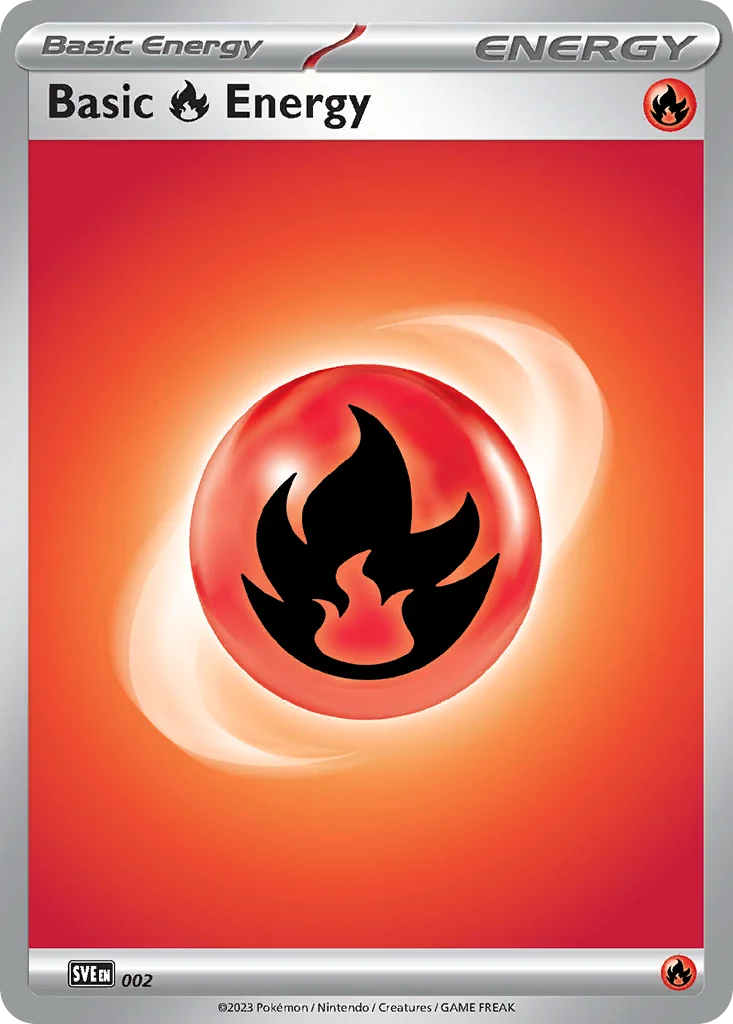 Basic Fire Energy 2 card from Scarlet & Violet Energies
