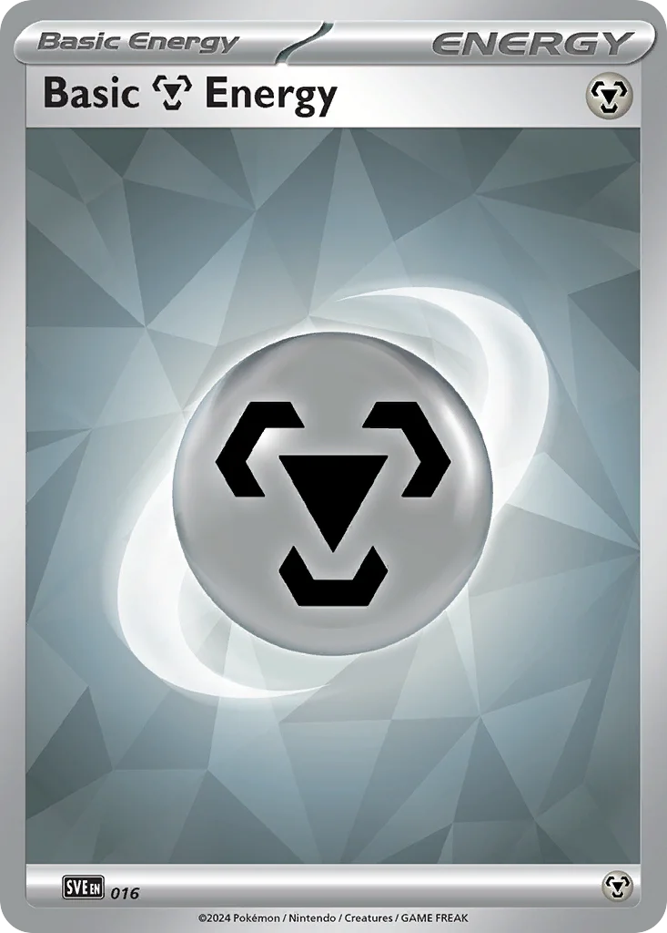 Basic Metal Energy 16 — Scarlet & Violet Energies 16, Holofoil finish