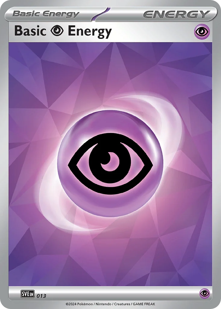 Basic Psychic Energy 13 card from Scarlet & Violet Energies